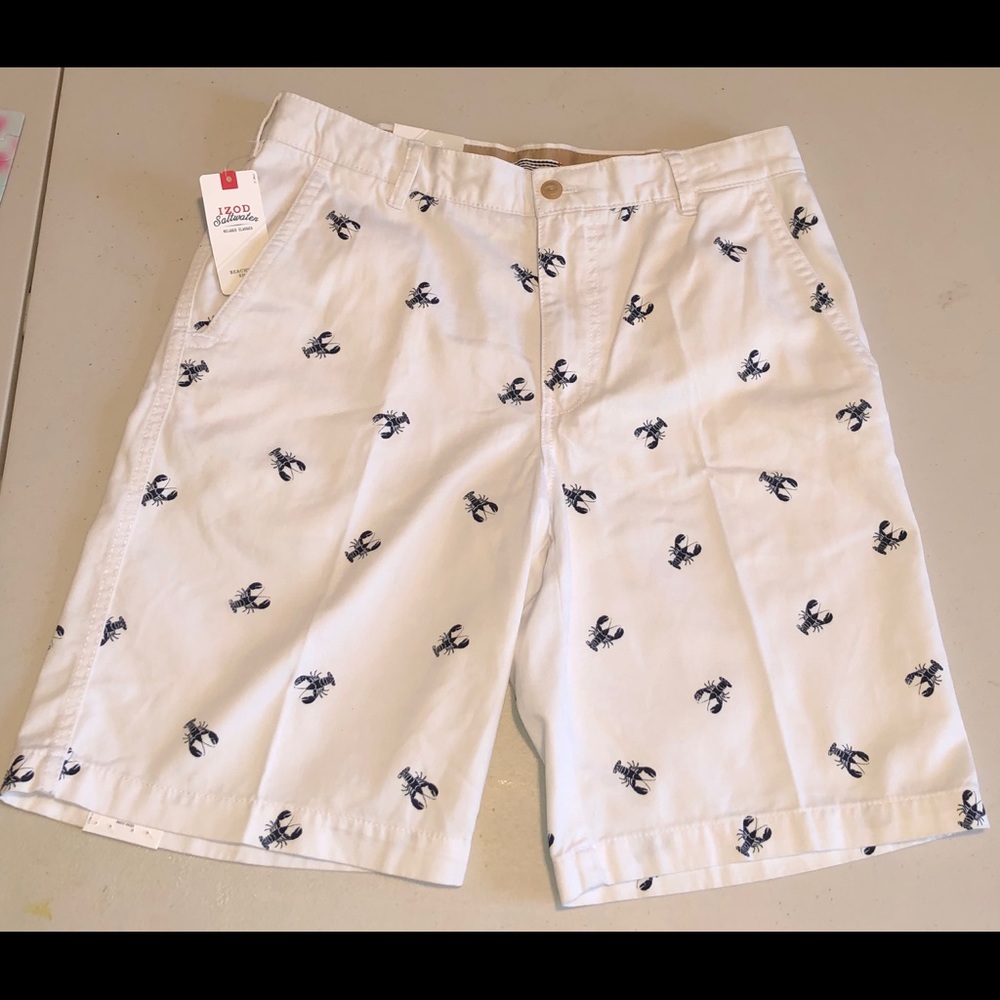 IZOD Saltwater Lobster Printed Shorts